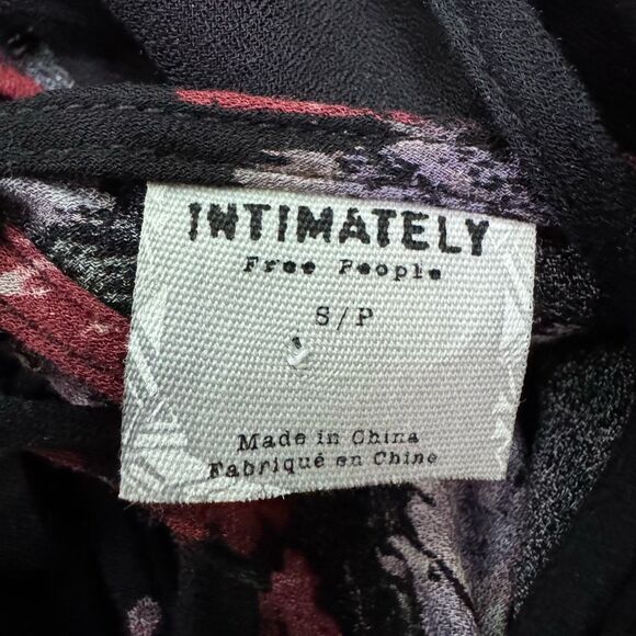 Free People Intimately Circle of Flowers Slip Dress Women’s Size Small Floral - Picture 8 of 8
